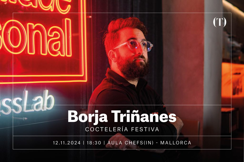 Aprende con Borja Triñanes a preparar los cócteles más festivos y animados para tus fiestas en casa.

Limitado a 18 plazas.

12 de noviembre 2024, 18:30h. Aula Chefs(in) - MALLORCA.